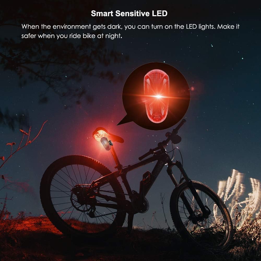 WINNES TK906 Bike GPS Tracker with LED Light Anti Theft Real-Time Bicycle Tracker Device 1800mAh Waterproof SOS Overspeed Alarm GPS Locator Lifetime Free APP/Platform No Subscription for Bicycle/Motorbike