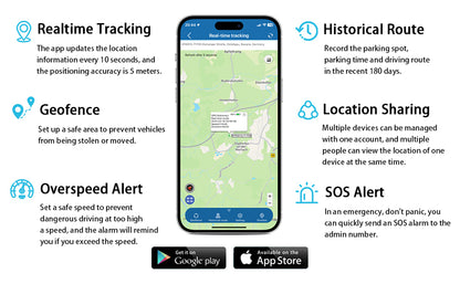 WINNES Car GPS Tracker Hidden, Car Charger GPS Tracker for Car with USB port, USB GPS Tracker for Vehicles (4G TK818)
