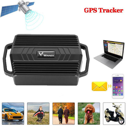 WINNES Strong Magnetic GPS Tracker Real Time tracking Voice Monitoring Waterproof Anti-Theft GPS Locator  50 Days Standby