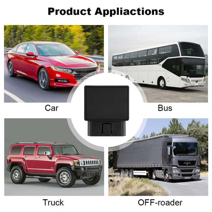 WINNES OBD GPS Tracker 2G TK816 Without Subscription and Accurate Real-time Positioning Anti-theft Alarm Function GPS location Device for Car,SIM Card Needed