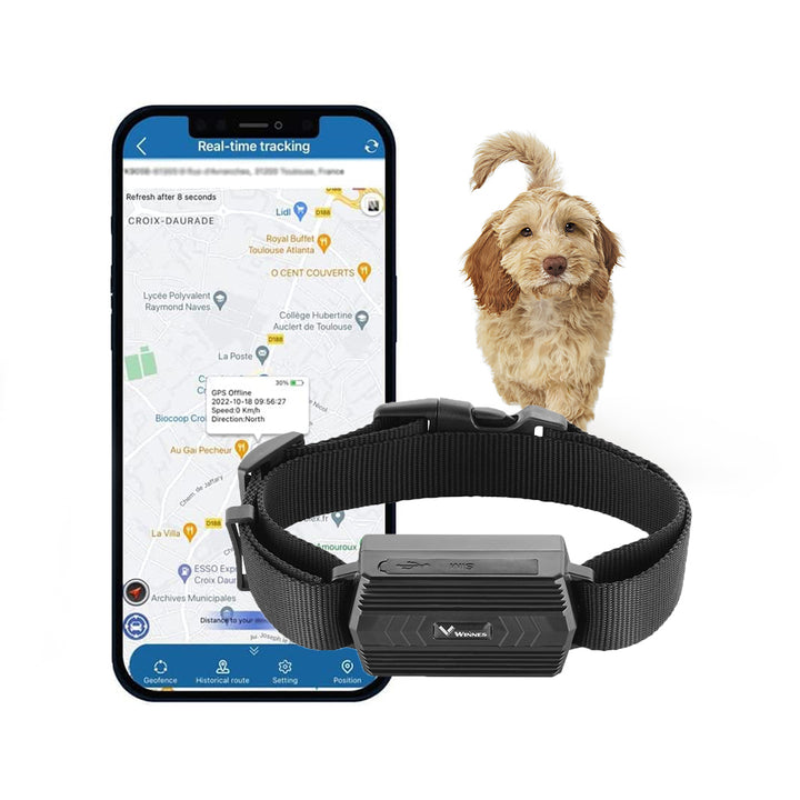 Winnes GPS Tracker Car without Subscription Magnetic Vehicle GPS Tracker 4G No Monthly Fee Long Life Wireless GPS Tracker Android iOS Car Tracker Big Battery Multiple Alerts